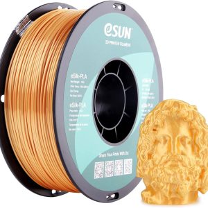 eSUN Silk PLA 1kg Dorado — Filamento 1.75mm con Acabado Brillante
