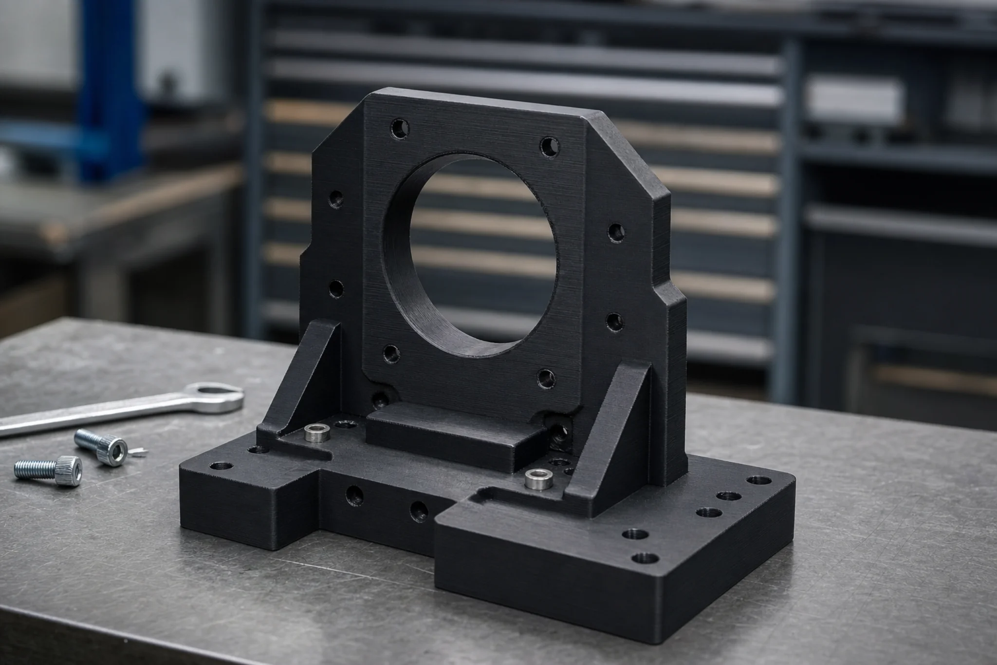 Soportes, fijaciones y adaptadores como piezas funcionales impresión 3D