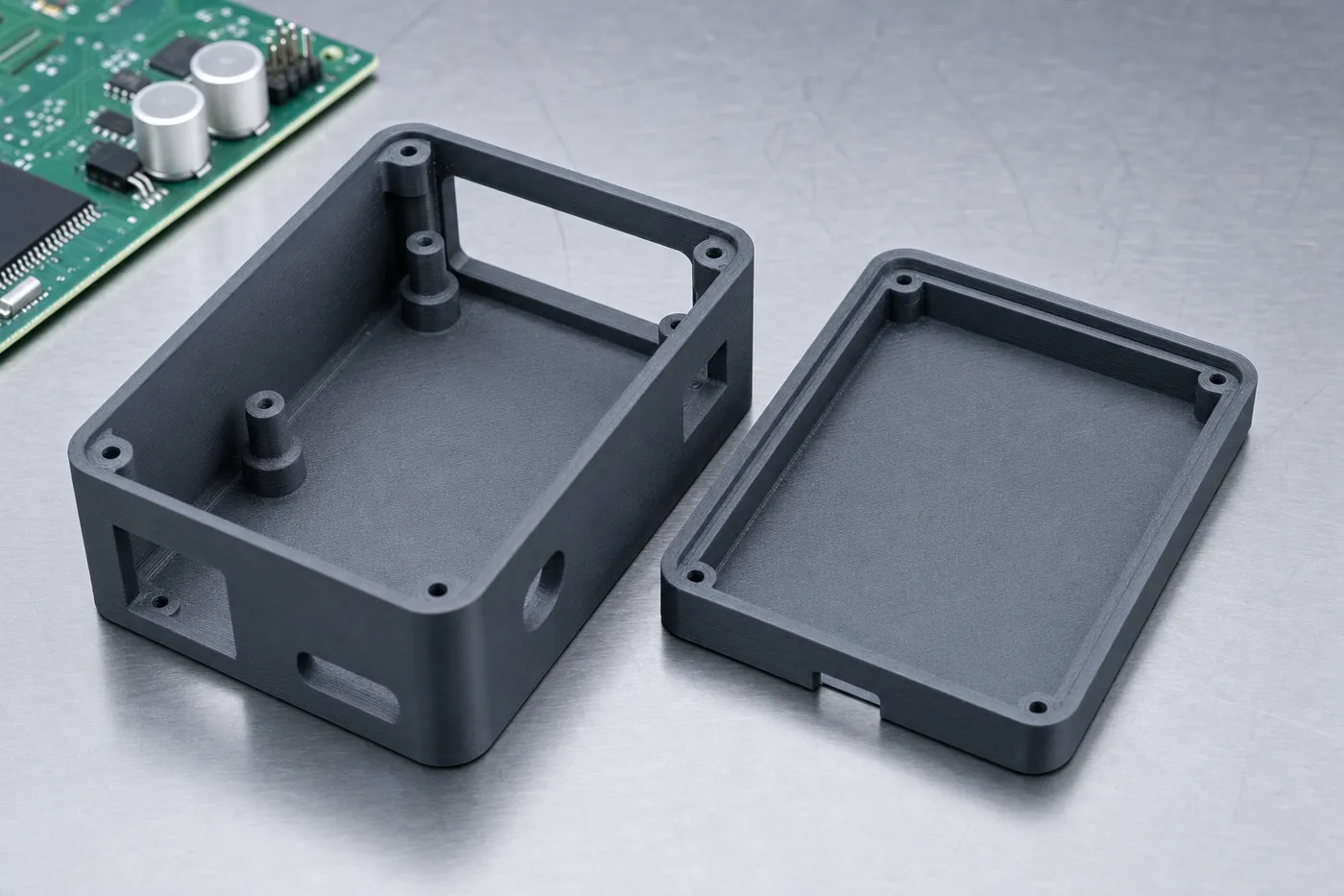Carcasa técnica FDM para electrónica fabricada por impresión 3D