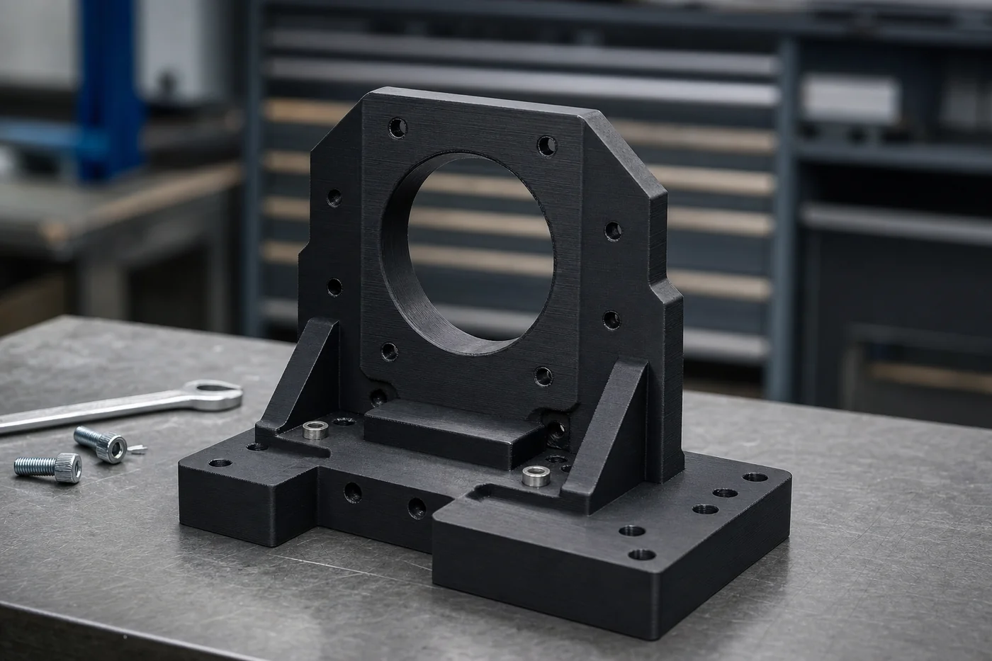 Utillaje y plantilla de taller fabricados mediante impresión 3D FDM